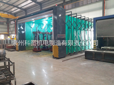 某鞋机制造厂移动喷漆房